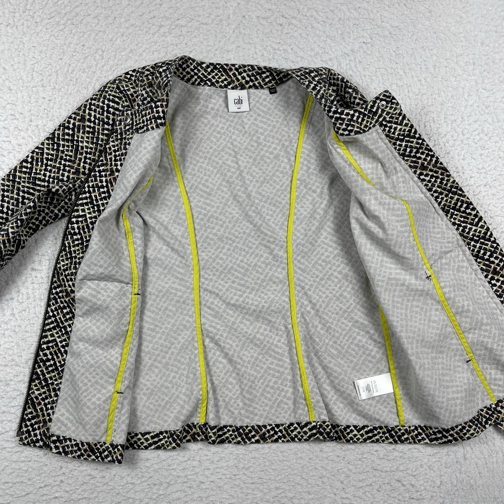 Cabi‎ Jacket Womens Medium Multicolor Cliffside Moto Blazer Casual Travel Office - Picture 7 of 13